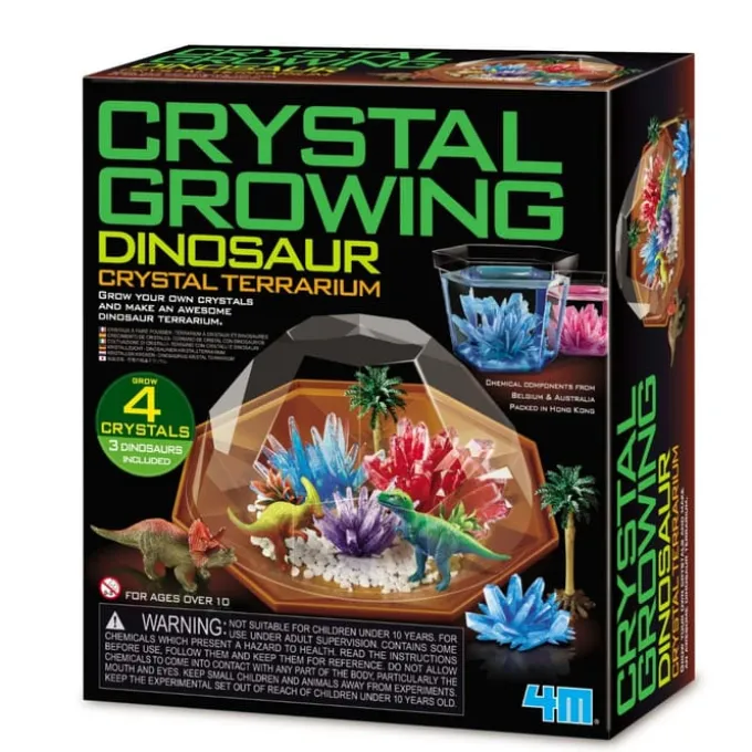Kristallzüchtung - Dinosaurier-Terrarium