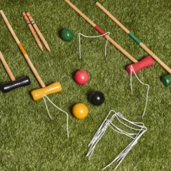 Krocket Set aus Holz