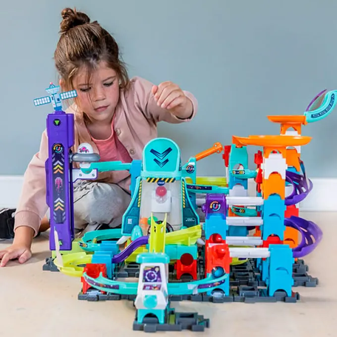 Kugelbahn - Marble Rush Space Magnetic Set