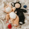 Kuschellinchen - Rotgetigerte Katze, 30 cm