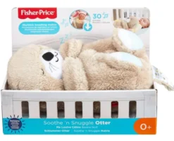 Kuschelotter mit Atemzug, Licht und Musik