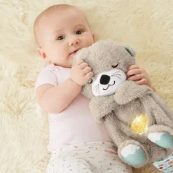 Kuschelotter mit Atemzug, Licht und Musik