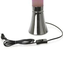 Lavalampe - Silber/Pink