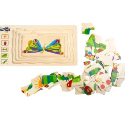 Lege Puzzle - Die kleine Raupe Nimmersatt