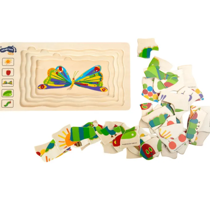 Lege Puzzle - Die kleine Raupe Nimmersatt