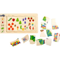 Lege Puzzle - Die kleine Raupe Nimmersatt