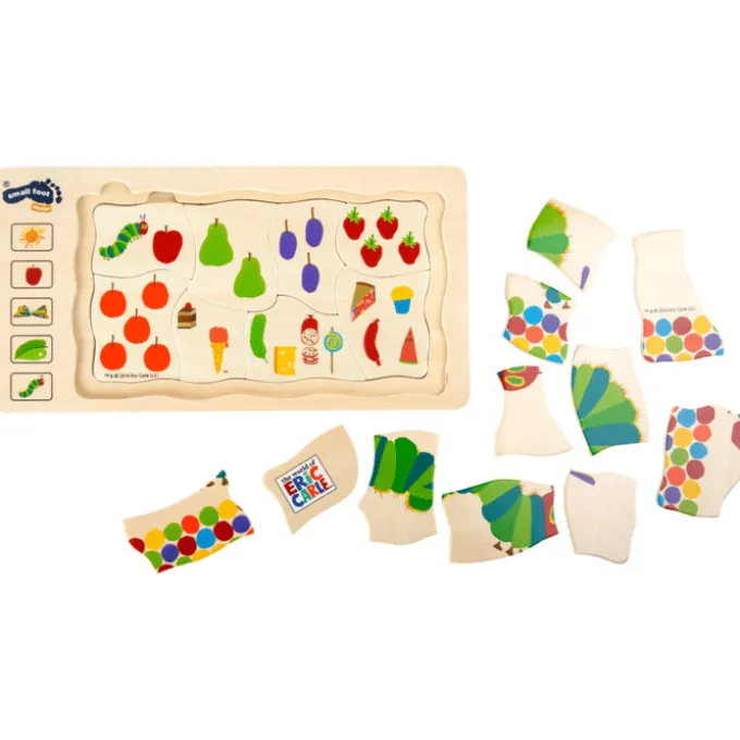 Lege Puzzle - Die kleine Raupe Nimmersatt