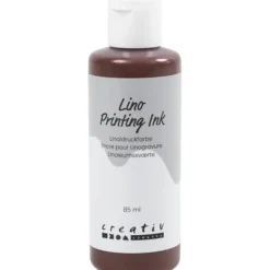 Linoldruckfarbe 85 ml - braun