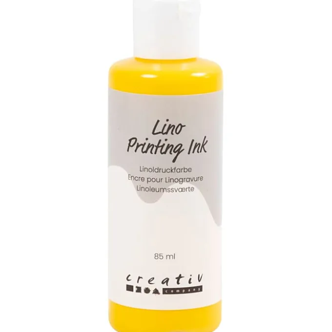 Linoldruckfarbe 85 ml - gelb