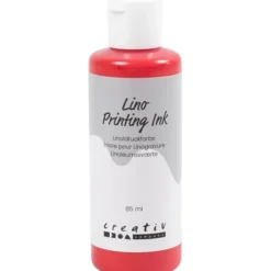 Linoldruckfarbe 85 ml - rot
