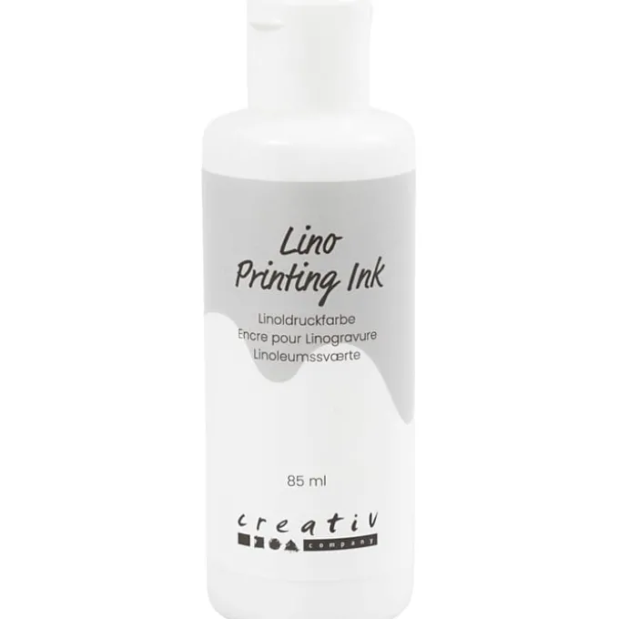 Linoldruckfarbe 85 ml - weiß