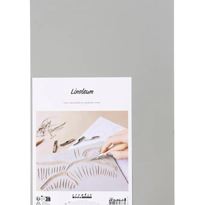 Linolplatte, 20 x 30 cm (2 Stk)