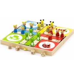 Ludo im Holzkoffer