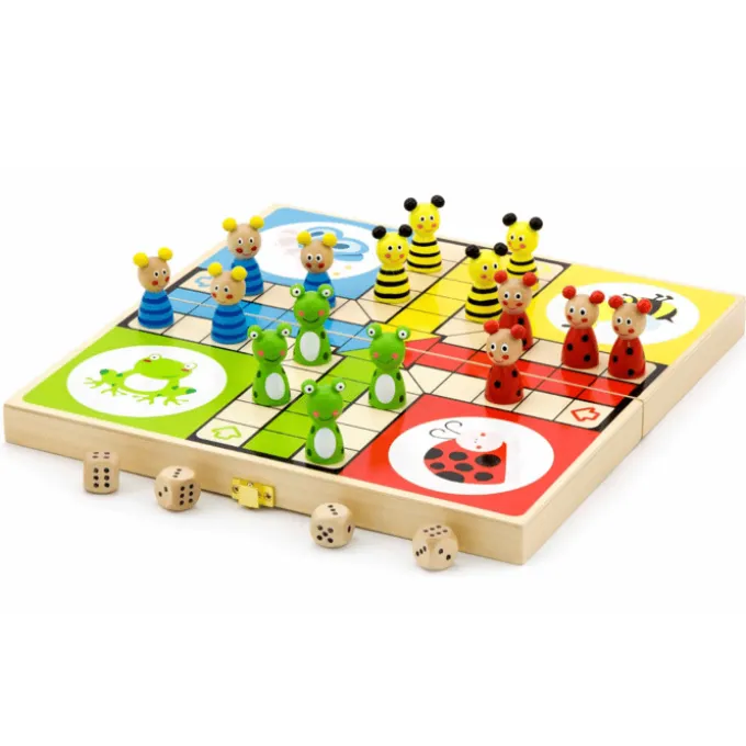 Ludo im Holzkoffer