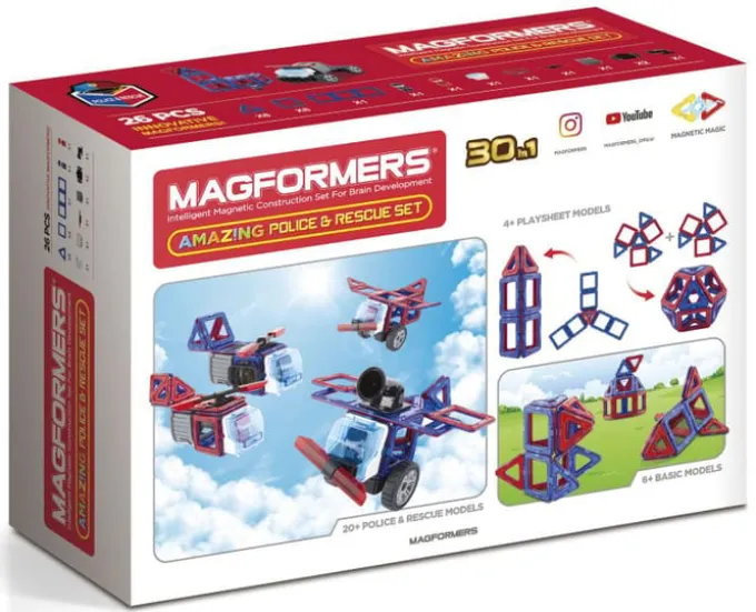 Magformers Polizei und Feuerwehr - 26 Stk.