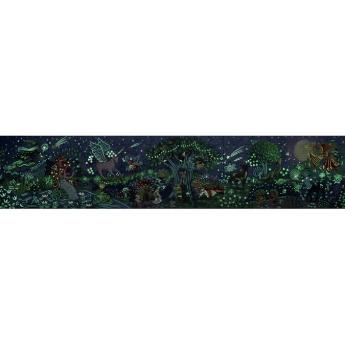 Magischer Wald - XXL Glow Puzzle, 200tlg.