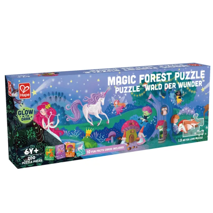 Magischer Wald - XXL Glow Puzzle, 200tlg.