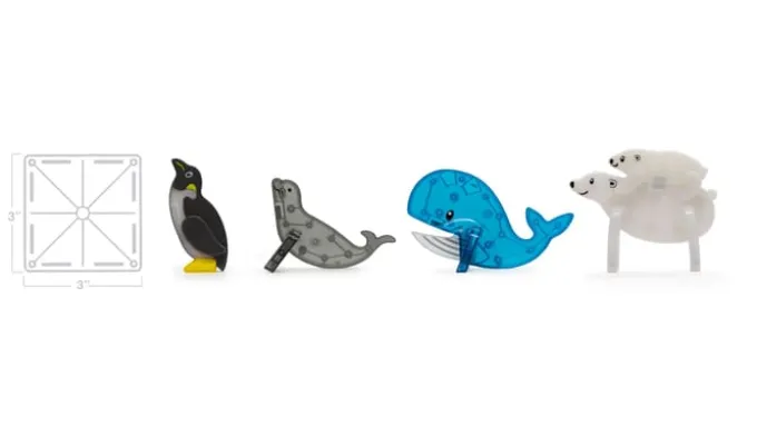 Magna-Tiles | Arktische Tiere, 25 Stck.