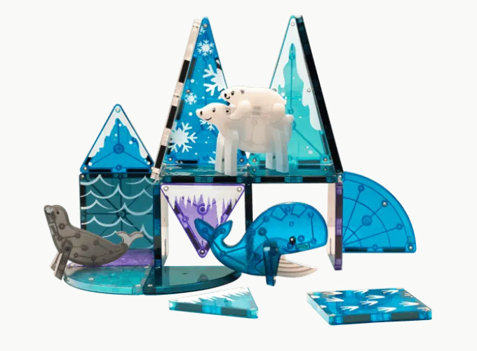 Magna-Tiles | Arktische Tiere, 25 Stck.