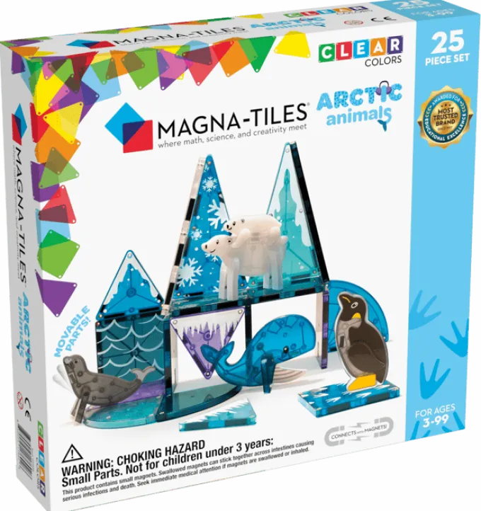 Magna-Tiles | Arktische Tiere, 25 Stck.