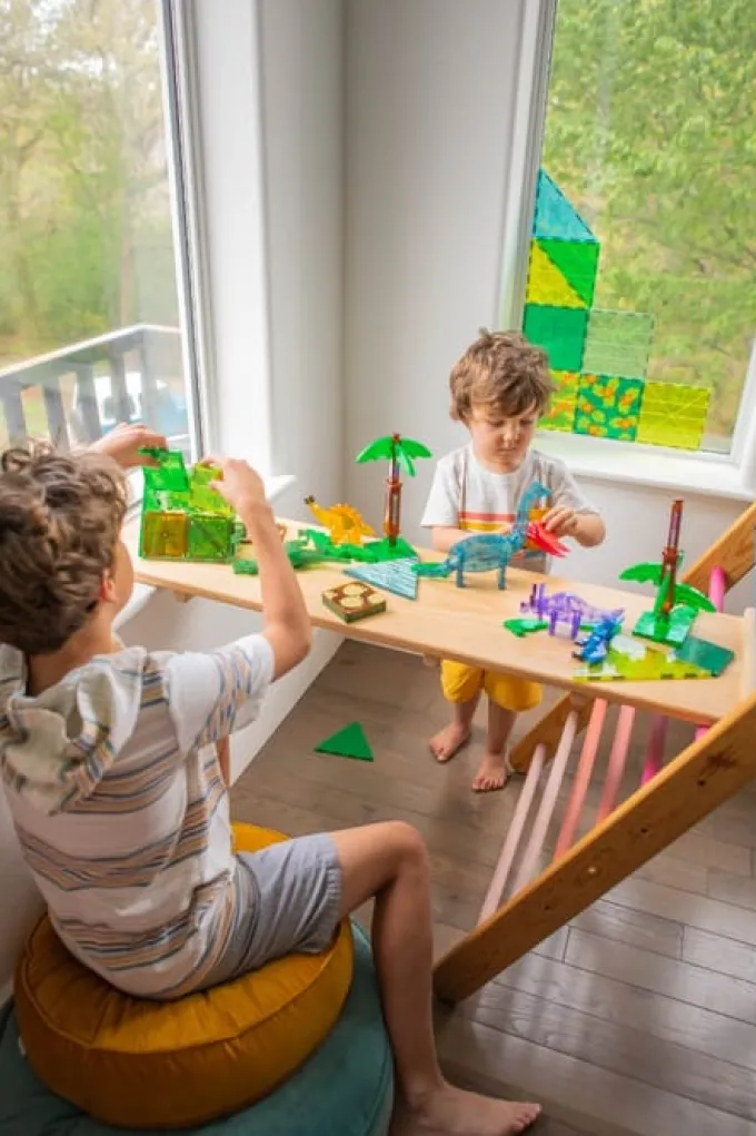 Magna-Tiles - Dino World XL, 50 Teile