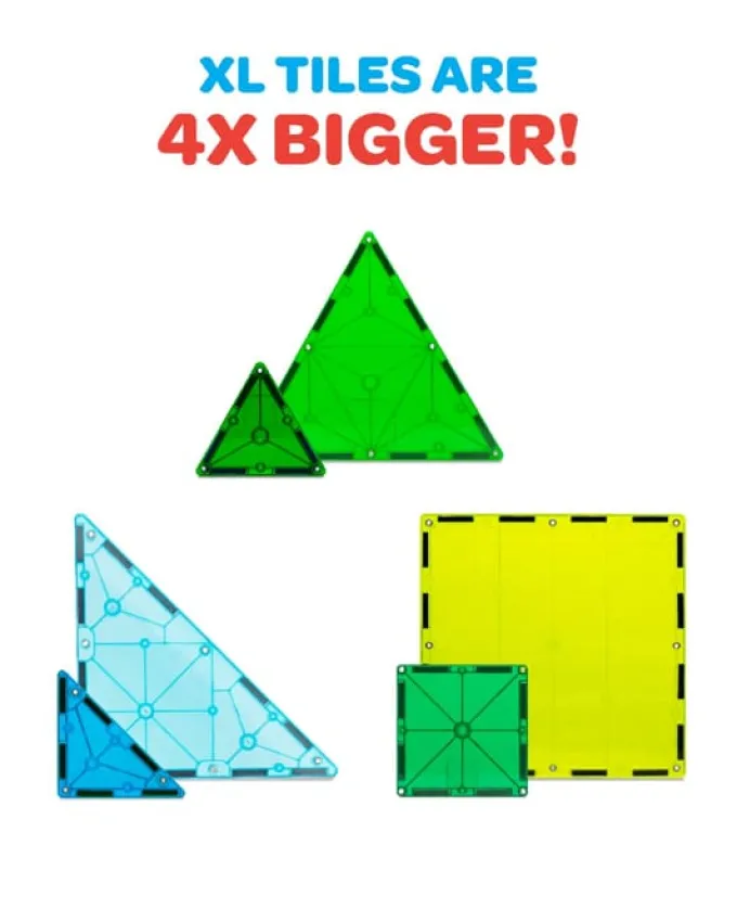 Magna-Tiles - Dino World XL, 50 Teile