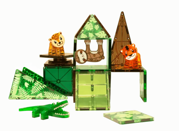Magna-Tiles | Dschungeltiere, 25 Stck.