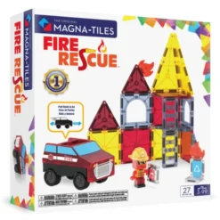 Magna-Tiles | Feuerwehreinsatz, 27 Stk