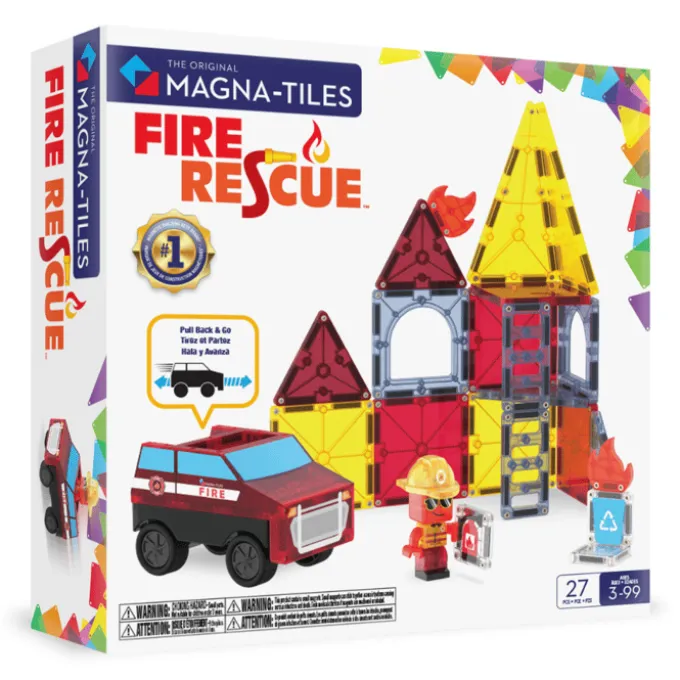 Magna-Tiles | Feuerwehreinsatz, 27 Stk