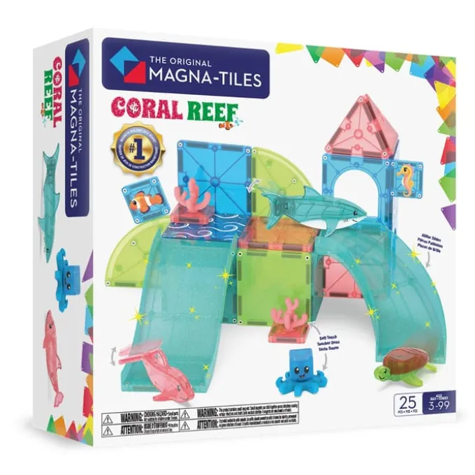 Magna-Tiles | Korallenriff, 25 Stk.