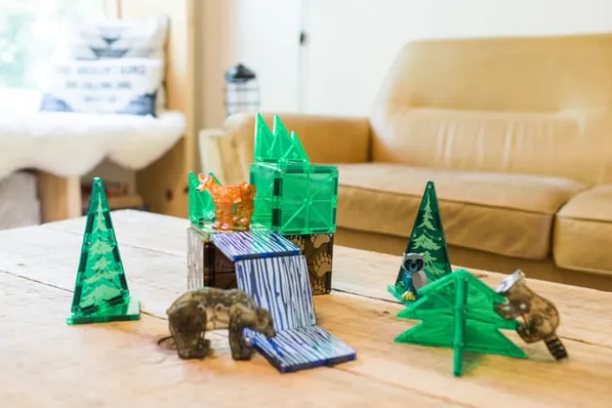 Magna-Tiles - Leben im Wald, 25 Teile