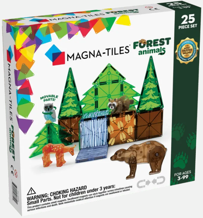 Magna-Tiles - Leben im Wald, 25 Teile