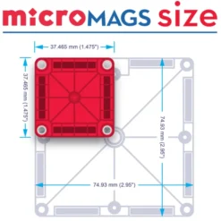 Magna-Tiles | microMAGS Deluxe, 70 Stk.