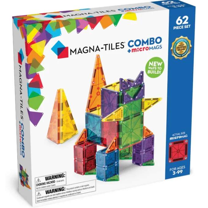 Magna-Tiles | microMAGS Kombi, 62 Stk.