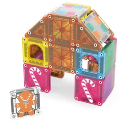 Magna-Tiles | microMAGS Lebkuchenhaus, 24 Stk.