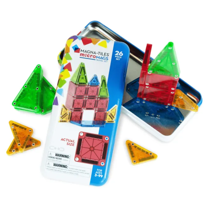 Magna-Tiles | microMAGS Reiseset, 26 Stk.