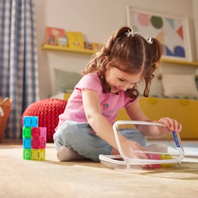 Magna-Tiles | microMAGS Würfel, 9 Stk.