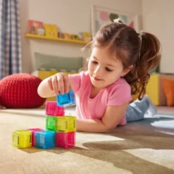 Magna-Tiles | microMAGS Würfel, 9 Stk.