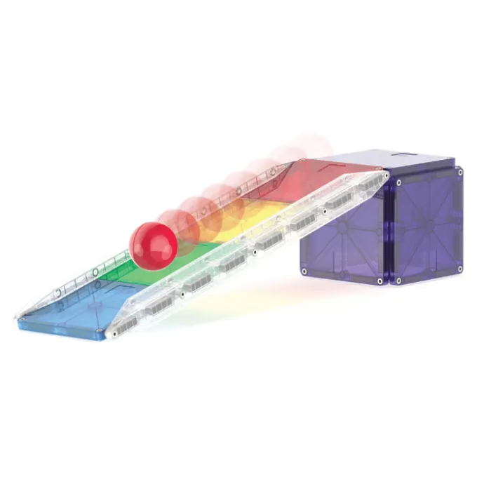 Magna-Tiles | Rail Racers Deluxe Kugelbahn, 90 Stk