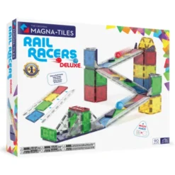 Magna-Tiles | Rail Racers Deluxe Kugelbahn, 90 Stk