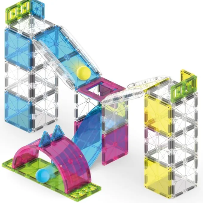 Magna-Tiles | Rail Racers Max Kugelbahn, 80 Stk.