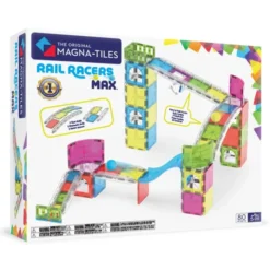 Magna-Tiles | Rail Racers Max Kugelbahn, 80 Stk.