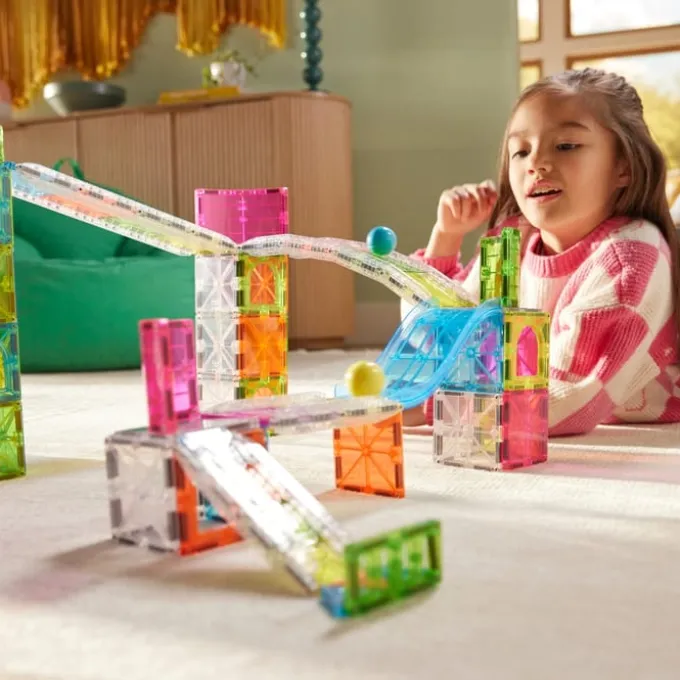 Magna-Tiles | Rail Racers Max Kugelbahn, 80 Stk.
