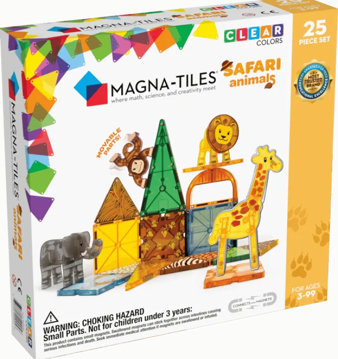 Magna-Tiles | Safaritiere, 25 Stck.