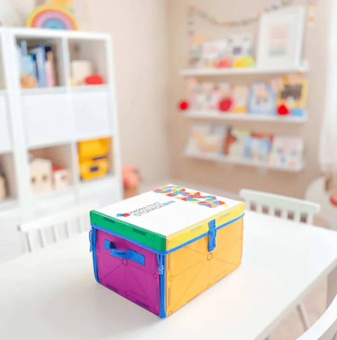 Magna-Tiles Spielmatte und Aufbewarung