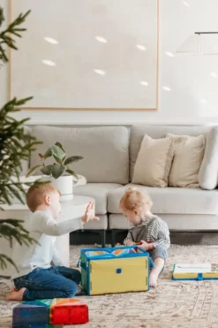 Magna-Tiles Spielmatte und Aufbewarung