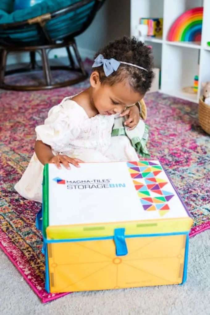 Magna-Tiles Spielmatte und Aufbewarung