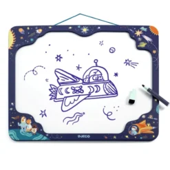 Magnetische Pinnwand mit Whiteboard – Weltraum