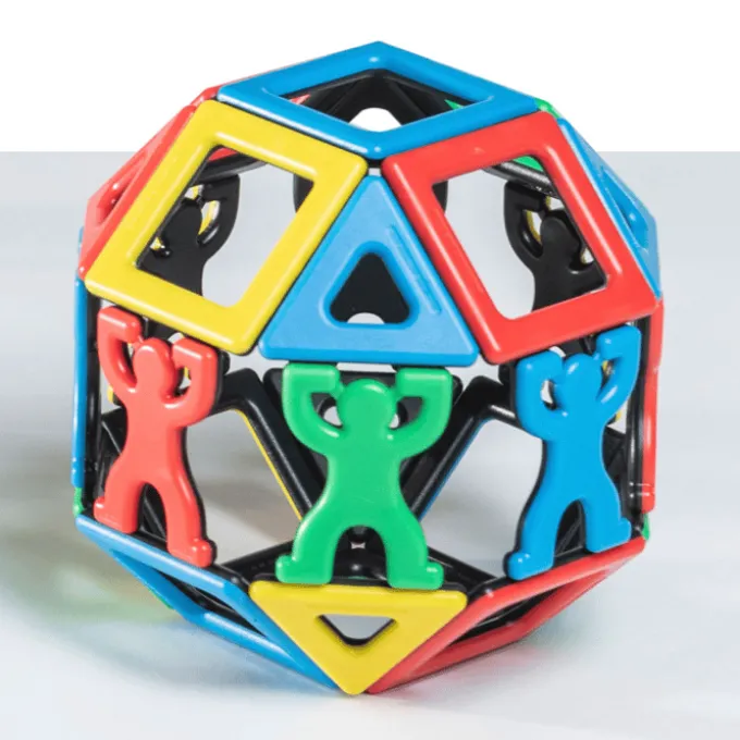 MAG Polydron | Akrobatik-Set | 54 Teile