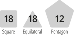 MAG Polydron Spiegelset - 48 Teile